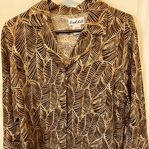 Birch Hill size L jacket with palm leaf print